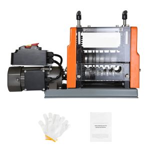 Spellatura Cavi Elettrici 60W, Spellacavi Motorizzato con Calibro Profondità 0.06FT-0.98FT, Attrezzatura per Riciclo Rottami Metallici a 6 Lame Circolari - Product Image 1