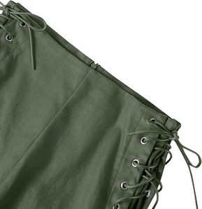 Women's Faux Leather Shorts Plus Size High Waist PU Leather Fashion Shorts OEM ODM <b>Clothing</b> Manufacturer - Product Image 6
