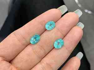 Anillos de Alta Calidad Hechos a Mano para Joyería, Diamantes Azules Ovalados Cultivados en Laboratorio, Piedras Preciosas Sueltas, Diamantes con Certificación IGI, Ideales para Anillos - Product Image 1