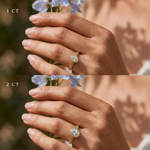 แหวนหมั้นเพชรรูปไข่ 2 กะรัต เพาะเลี้ยงในห้องปฏิบัติการ ทอง 14k ดีไซน์วินเทจลายฉลุแบบอาร์ตเดโค หรูหรา ได้รับการรับรองจาก IGI สำหรับทั้งชายและหญิง - Product Image 4