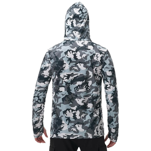 Camisa de Pesca y Senderismo Unisex UPF 50+ de Manga Larga, Impermeable, Transpirable, con Máscara, Protección UV y Capucha con Cubre Cuello - Product Image 2