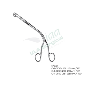 Pinzas para Catéter Magill Premium de Acero Inoxidable, Tamaños Pediátricos y para Adultos, Instrumentos Quirúrgicos para Intubación de Vía Aérea de Emergencia, CE ISO - Product Image 6