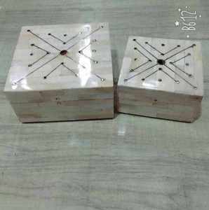 Caja de Regalo Rectangular de Madera con Incrustaciones de Hueso, Diseño Floral Personalizado, Ecológica, Moderna, al Mejor Precio - Product Image 5