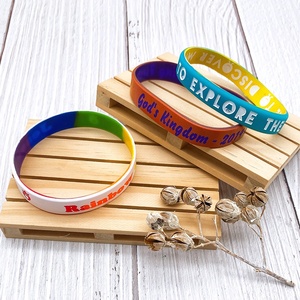 Pulsera de silicona con relleno de color, Marktex - Product Image 3