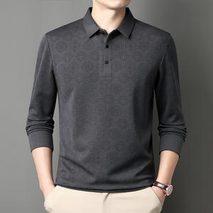 Polo de Manga Larga para Hombre, Nuevo, a la Moda, de Alta Calidad, Cómodo, Transpirable, para Verano - Product Image 4