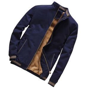 Heavyweight Bomber Jacket Zip Up Winter <b>Coat</b> for Men Casual Streetwear Outerwear USA Retail Brands Wholesale Apparel Factory New - Product Image 1