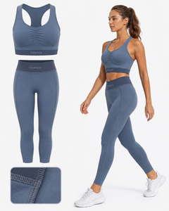 Service OEM, Ensemble de Yoga pour Femmes Grande Taille de Haute Qualité, Marque Privée, Logo Personnalisé, Respirant, Écologique, Ensemble de 2 Pièces pour la Gym et le Fitness - Product Image 5