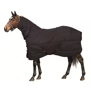 Custom Printed Waterproof 100% Polyester Mesh Horse Ear Bonnet Breathable Soft Riding <b>Fly</b> Cover Ergonomic Racing Ear <b>Net</b> - Product Image 2