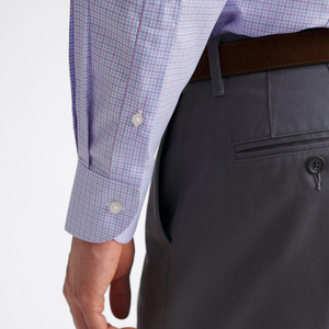 Camisa de Vestir Ligera para Hombre, Personalizada OEM ODM, Mezcla de Poliéster, Casual, Verano, con Botones, Hecha en Pakistán - Product Image 4