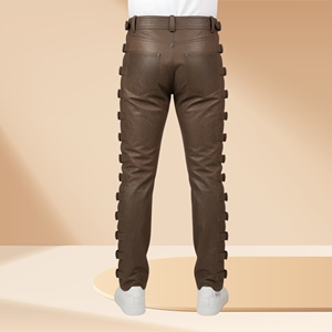 High Quality Fashionable Men's <b>Polyester</b> <b>Joggers</b> Slim Fit Comfortable Casual Windproof Breathable Pants - Product Image 2