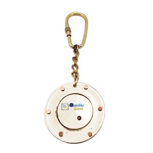 Nautique Laiton Polonais Hublot Porte-clés Vélo Cycle Sac Porte-clés Décoratif Showpiece Meilleur Cadeau De Noël Avec Prix En Vrac - Product Image 4