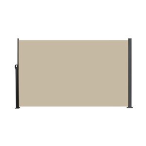 Auvent rétractable résistant aux UV et imperméable pour terrasse, balcon, cour, en gris foncé, 118 pouces - Product Image 1