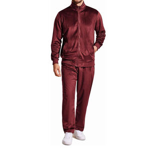 Survêtement en velours tendance pour hommes, collection athlétique d'hiver sur mesure, vente en gros, directement de l'usine - Product Image 1