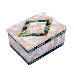 Luxurious Mirror Polished MOP Inlay Jewelry <b>Box</b> Handmade Luxury <b>Shelf</b> <b>Box</b> Jewelry Organizer for Gifting Vanity& Jewelry Display - Product Image 1