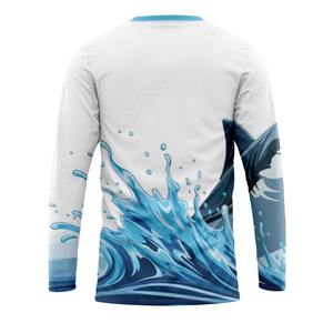 Camisas de Pesca Personalizadas Unisex de Manga Larga con Protección Solar UPF 50, Transpirables y con Estampado por Sublimación - Product Image 6