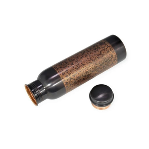 Botella de Agua de Cobre Ecológica de Alta Calidad para Uso en Casa, Oficina y Viajes, Apta para Hervir, Apoya una Rutina de Hidratación Saludable - Product Image 1