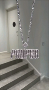 จี้เพชรโมอิสซาไนต์แบบฮิปฮอปสั่งทำพิเศษ สี D ระดับ VVS พร้อมสร้อยคอประดับเพชรแบบ Iced Out ตัวอักษรชื่อหรืออักษรย่อ - Product Image 5