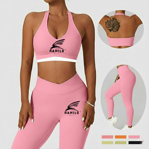 Leggings de yoga et de fitness pour femme, tendance 2026, personnalisés, à motif uni, coupe ajustée avec taille élastique - Product Image 5