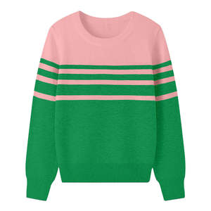 Pulls tricotés unisexes de qualité supérieure 2026, hautement personnalisables, anti-plis, 100 % coton, col rond, manches longues, chauds, vente en gros - Product Image 6