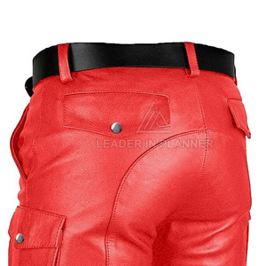 Pantalones Cortos de Cuero para Hombre, Nuevo Estilo, Color Sólido, Hechos con Cuero de Alta Calidad, de Primera Calidad, de Secado Rápido, Gran Venta - Product Image 5