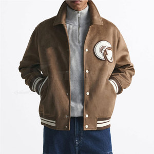 Fashionable Lettermen Jackets For Men Stylish <b>Button</b> Closure Durable Lettermen Jackets For Daily Wear - Product Image 3