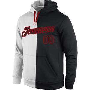 Sweat-shirt à capuche personnalisé avec le nom et le numéro de l'équipe, sweat-shirt athlétique personnalisé, haut à capuche unisexe pour les fans de football et de basketball - Product Image 5