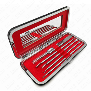 Kit Profesional de Extracción de Puntos Negros y Acné de Acero Inoxidable, Herramientas para Eliminar Comedones y Espinillas para el Cuidado Facial - Product Image 5