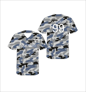 <b>Custom</b> Sublimated Red Baseball Jersey V-Neck Short Sleeve Adult Unisex Moisture Wicking Geometric Print All Seasons - Product Image 3