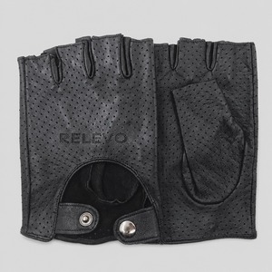 Sheepskin Leather Half Finger Driving Safety <b>Gloves</b> Women's Summer <b>Thin</b> Breathable Anti-Slip Casual Travel Unisex Products - Product Image 1