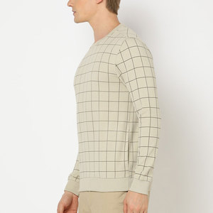 Sweat-shirt d'hiver décontracté pour homme en coton uni, coupe régulière, personnalisable, anti-boulochage, avec impression numérique sur l'épaule - Product Image 5
