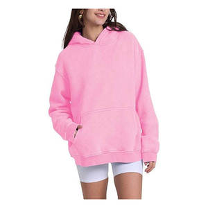 Custom <b>Polyester</b> Cotton Plain Dyed Acid Washed Oversized French Terry Vintage Winter <b>Hoodie</b> Pullover Unisex Streetwear Pocket - Product Image 3