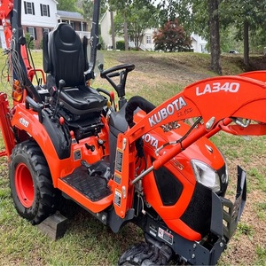 Tractor compacto Kubota BX23S listo para trabajar en la granja, con retroexcavadora, 4x4, cortadora de césped de 60 pulgadas, 143 horas, excelente estado, potente. - Product Image 1
