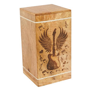 Large for Mango Wood <b>Pet</b> <b>Urn</b> Eye-Catching Natural Color Design Manufacturer Direct Sale for Human Ashes & Adult Burials - Product Image 4