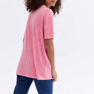 Camiseta Moderna Personalizada para Mujer con Lavado Ácido, Tela Ligera, Camiseta Casual de Moda para Mujer - Product Image 2