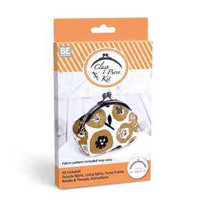 Kit de Costura Premium para Principiantes, Kit de Monedero con Cierre, con Tela y Marco Metálico - Product Image 4