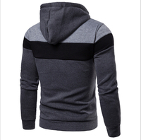 Veste Homme Streetwear à Capuche Zippée en Polaire Technique 330g, Contraste de Couleurs, Fournisseur Pakistan, Personnalisable OEM