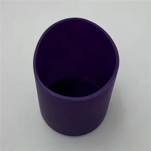 Copa para dados redonda de color morado, diseño minimalista moldeado, duradera para almacenamiento de dados - Product Image 4
