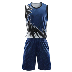 Ensembles d'uniformes de basketball de qualité supérieure, grandes tailles, design personnalisé, 100 % polyester, respirant, séchage rapide, évacuation de l'humidité, sur mesure - Product Image 1