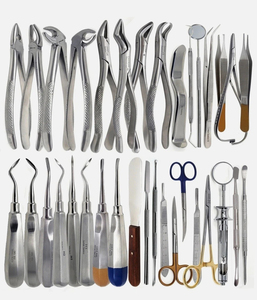 ชุดเครื่องมือผ่าตัดช่องปากระดับพรีเมียม 74 ชิ้น ประกอบด้วยอุปกรณ์ถอนฟัน คีมถอนฟัน และเครื่องมือทันตกรรมความแม่นยำสูง ทำจากเหล็กกล้าไร้สนิม - Product Image 4
