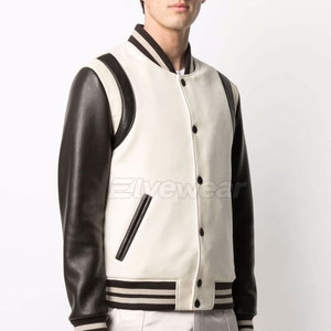 Nouvelles Vestes d'Hiver en Toile Style Letterman 2026 à Prix Raisonnable, Vente en Gros, Faible MOQ, Logo Frontal, Respirantes et Imperméables - Product Image 2