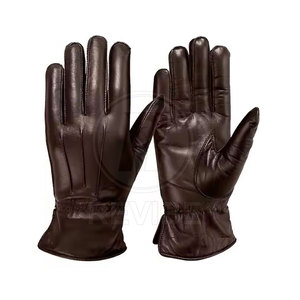 Wholesale Price High Quality Winter <b>Touch</b> <b>Screen</b> Leather <b>Gloves</b> with Fur Lining Daily Use Made in Pakistan - Product Image 2