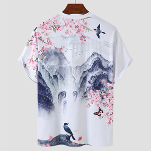 Digital Print Men Sublimation T Shirt 100% Cotton High Quality Breathable Best <b>Design</b> Hot Selling Trending Reasonable Rate - Product Image 2