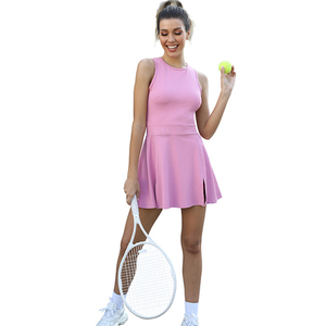 Custom Women's High Waist Knee-Length Vintage Pleated Regular Fit Four-Way Stretch Spandex/Polyester Tennis Badminton Lacrosse - Product Image 1