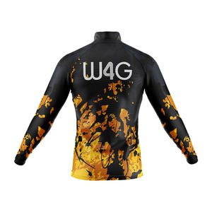 Nouveau maillot de cyclisme sur route à manches longues, conçu sur mesure, grande taille, sans coutures, coupe-vent, respirant, séchage rapide, écologique - Product Image 5