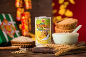 Usine numéro 1 soupe instantanée en gros du Vietnam 24 boîtes/carton d'avoine séchée bouillie de céréales lait de coco soupe instantanée avoine en conserve - Product Image 5