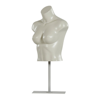 Mannequin buste femme en fibre de verre pour présentation de soutiens-gorge et sous-vêtements sexy pour femmes, en pose debout