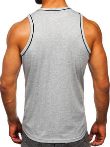 Camisetas sin mangas al por mayor, camisetas oversize con efecto acid wash, etiqueta privada, logotipo personalizado para marcas de ropa urbana estadounidenses, MOQ bajo. - Product Image 3