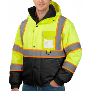 Premium Winter Safety <b>Jacket</b> Durable Reflective Work <b>Jacket</b> High Quality Supplier - Product Image 1