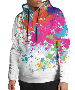 Sudadera con Capucha Moderna Tie-Dye para Hombre, con Logotipo Personalizado, Sudadera de Forro Polar Premium, Transpirable, para Invierno, Modelo 2026 - Product Image 4
