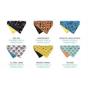 Bandana pour animaux de compagnie FuzzYard LL Cool Jaw$ (S/M) - Product Image 1